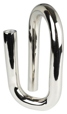 Zuiver Kaarshouder 'Tubo' 26cm, kleur Zilver