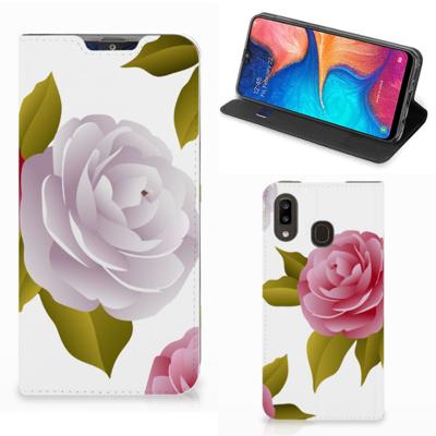 Samsung Galaxy A30 Smart Cover Roses Samsung Galaxy A30 Smart Cover Roses