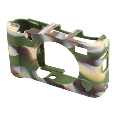 Zachte siliconen beschermhoes voor FUJIFILM X-A5 (camouflage)