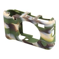 Zachte siliconen beschermhoes voor FUJIFILM X-A5 (camouflage)