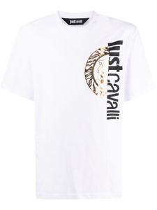 Just Cavalli t-shirt en coton à logo imprimé - Blanc