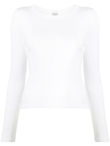 FLORE FLORE t-shirt en coton à manches longues - Blanc