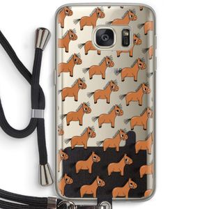 Pony: Samsung Galaxy S7 Transparant Hoesje met koord