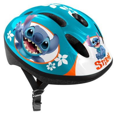 Disney Stitch fietshelm verstelbaar petrolblauw maat 52-56 cm (s)