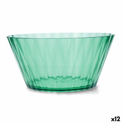 Saladekom Quid Iris Groen Plastic Ø 25 cm (12 Stuks)