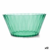 Saladekom Quid Iris Groen Plastic Ø 25 cm (12 Stuks)
