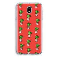 Mini cactus: Samsung Galaxy J5 (2017) Transparant Hoesje