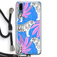 Tijger: Huawei P20 Transparant Hoesje met koord