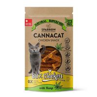Sparrow CannaCat Relax Sticks mit CBD Kat Snacks Kip 50 g - thumbnail