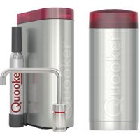 Quooker Nordic Square Kokendwaterkraan Single Tap Set - Kokend Water - Chroom - Inclusief COMBI+ Reservoir & CUBE - Direct Gekoeld Bruisend Water