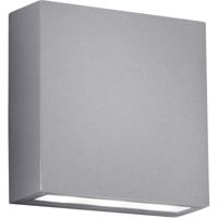 LED Wandlamp voor Buiten - 6W Mat Titaan Aluminium