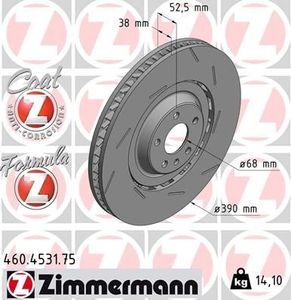 Remschijf FORMULA Z REMSCHIJF 460453175