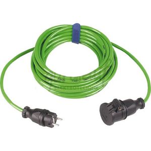 Verlengsnoer PUR kabel 3x1,5mm² 10m groen