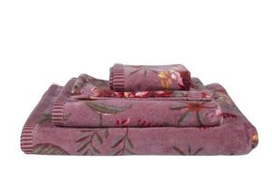 Pip Studio Pip Studio Secret Garden Douchelaken  Mauve 70x140 cm