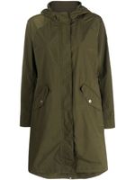 Woolrich manteau mi-long à capuche - Vert - thumbnail