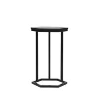 D-MAXX Bijzettafel Slide - Zwart - Mangohout