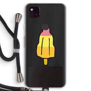 Raketijsje: Pixel 4a 5G Transparant Hoesje met koord