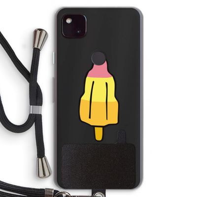 Raketijsje: Pixel 4a 5G Transparant Hoesje met koord
