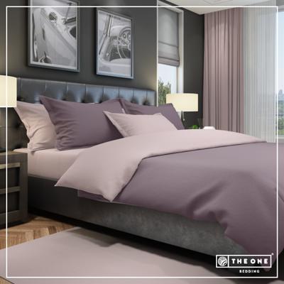 The One Dekbedovertrek Classic Plum / Mauve-200x220cm