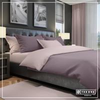 The One Dekbedovertrek Classic Plum / Mauve-200x220cm