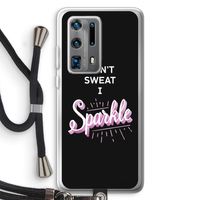 Sparkle quote: Huawei P40 Pro Plus Transparant Hoesje met koord