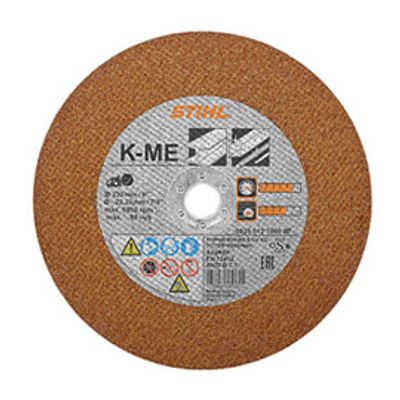 Stihl Accessoires kunsthars doorslijpschijf, Ø 230 mm, staal, K-ME - 08350127000