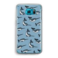 Narwhal: Samsung Galaxy S6 Transparant Hoesje