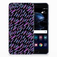 Huawei P10 Plus | TPU bumper | Feathers Color