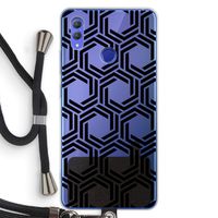 Geometrisch patroon: Honor Note 10 Transparant Hoesje met koord