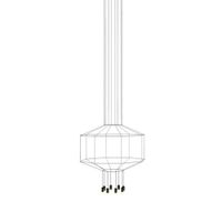 Vibia Wireflow Kroonluchter 0302 - Zwart