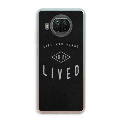 To be lived: Xiaomi Mi 10T Lite 5G Transparant Hoesje