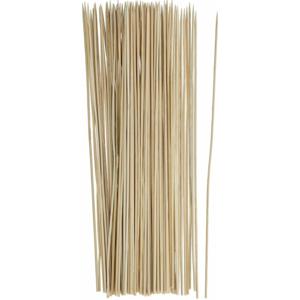 100x Bamboe houten sate prikkers/spiezen - bbq sticks - 35 cm   -