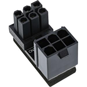 inLine Stroom Adapter [1x ATX-stekker 6-polig - 1x ATX-bus 6-polig] Zwart