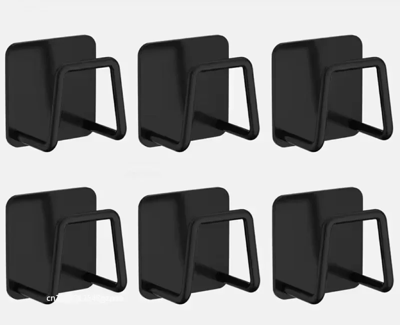 StickDry RVS Sponshouder - Zelfklevende Organizer voor Goothoek & Keukenaccessoires