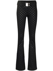 MISBHV pantalon de ski à motif monogrammé - Noir