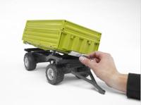 bruder Fliegl 3-zijdige kiepwagen met afneembare top modelvoertuig - thumbnail