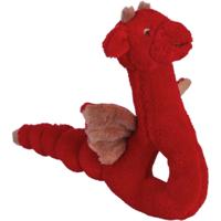 Happy Horse Rammelaar Draak Tine - rood - 18 cm - baby rammelaars - kraamcadeau