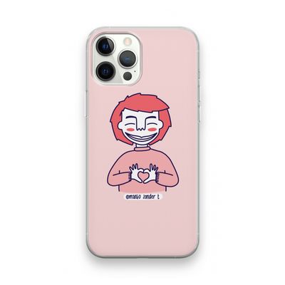 Hartje: iPhone 12 Pro Transparant Hoesje