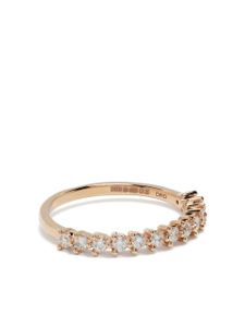 Dana Rebecca Designs bague Viviene Lily en or rose 14ct pavée de diamants