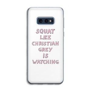 Christian Grey: Samsung Galaxy S10e Transparant Hoesje