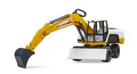 bruder Graafmachine op wielen 03413 modelvoertuig - thumbnail