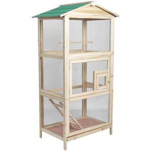 vidaXL Voliere Outdoor 72 x 49 x 176 cm vidaXL Voliere Outdoor 72 x 49 x 176 cm