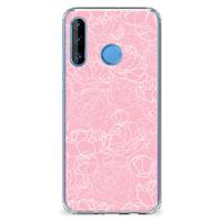 Huawei P30 Lite Case White Flowers