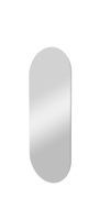 Balmani Giro Oval ovaal toiletspiegel 35 x 90 cm met spiegelverlichting - thumbnail