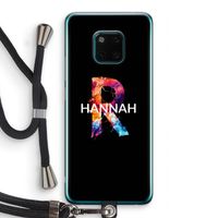 Abstract Spectrum: Huawei Mate 20 Pro Transparant Hoesje met koord