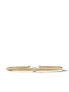 David Yurman bracelet Cable en or 18ct pavé de diamants