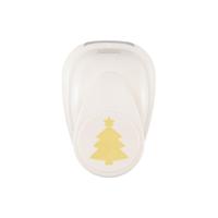 Vaessen Creative • figuurpons kerstboom met ster medium 2,3x1,9cm