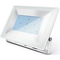 LED Bouwlamp 200 Watt - LED Schijnwerper - Aigi Iglo - Helder/Koud Wit 6400K - Waterdicht IP65 - Mat Wit - Aluminium - thumbnail