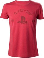 Playstation T-Shirt Red Melange Print 1994