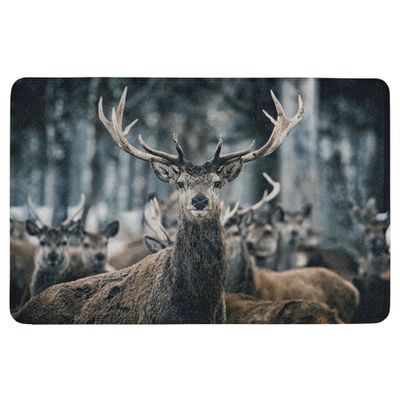 Deurmat winter hert